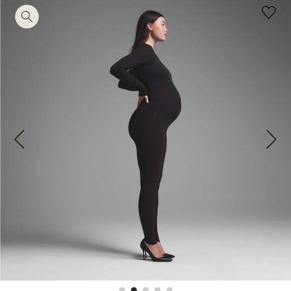SKIMS FITS EVERYBODY MATERNITY LONG SLEEVE CATSUIT - Picture 2 of 2